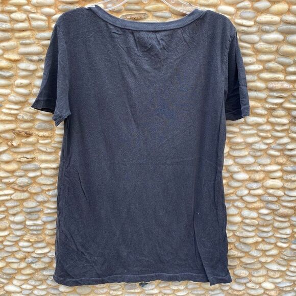 Chaser Slate Gray & White Vintage Flag Print Crewneck T-Shirt. Medium. NWT Soft - Picture 2 of 6